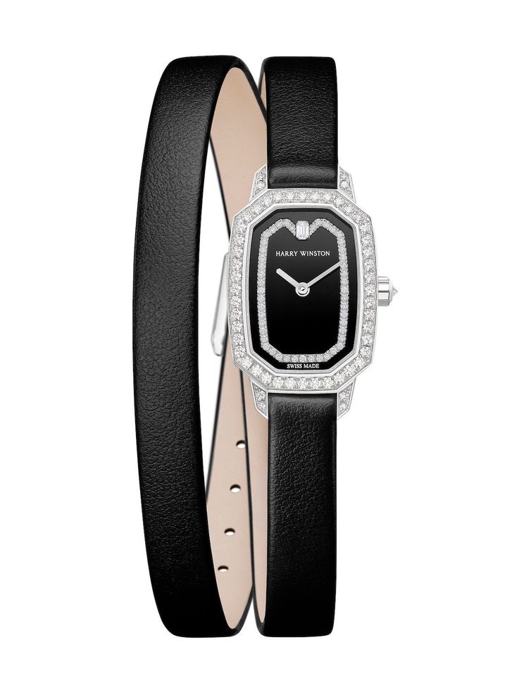 「HW エメラルド」ウォッチ（WG×ダイヤモンド×カーフスキンストラップ、クォーツ）￥2,211,000