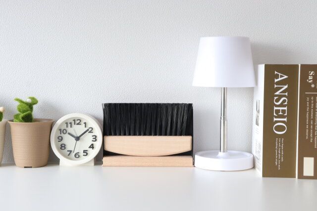 スタンダードプロダクツ ミニ卓上用ちりとりほうきセット すっきり