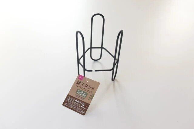 ダイソー 鉢スタンド（トライアングル） 商品タグ