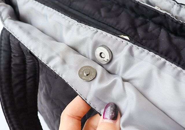 宝島社黒キルティングバッグ付録レビューマグネットポケット