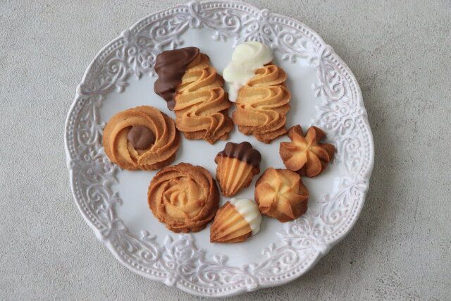 サクサク絞り出しクッキー デコレーション