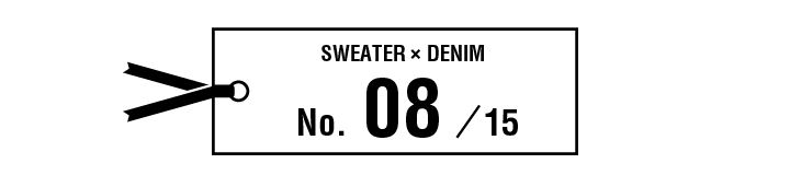 ケーブルチェックのカシミアニット同士をレイヤードすると、ピュアな冬の白スタイルが完成する 【マイスタンダードブック】