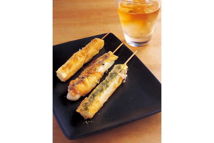 香ばしくてとろける美味しさ“チーズの串焼き”