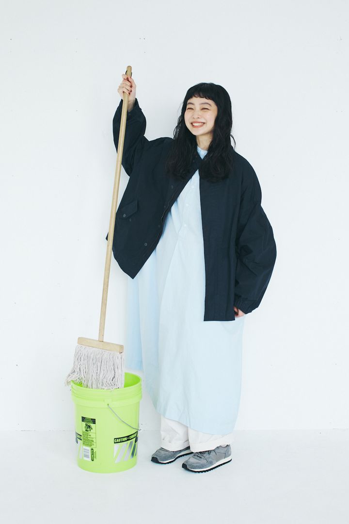 短めアウター着まわし2選。旬のワンピース＋パンツコーデとも相性良し【FUDGE FRIEND おしゃれさんの毎日コーディネート｜田中真里奈】