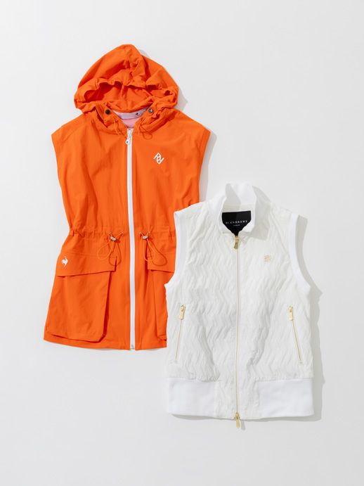 トップス映えで着やせ効果アップ！ 秋ゴルフの“ベスト”バイアイテム