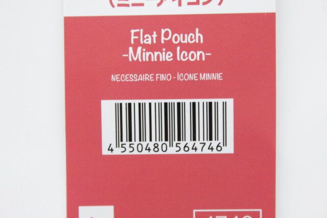 ダイソー フラットポーチ（ミニーアイコン） JANコード