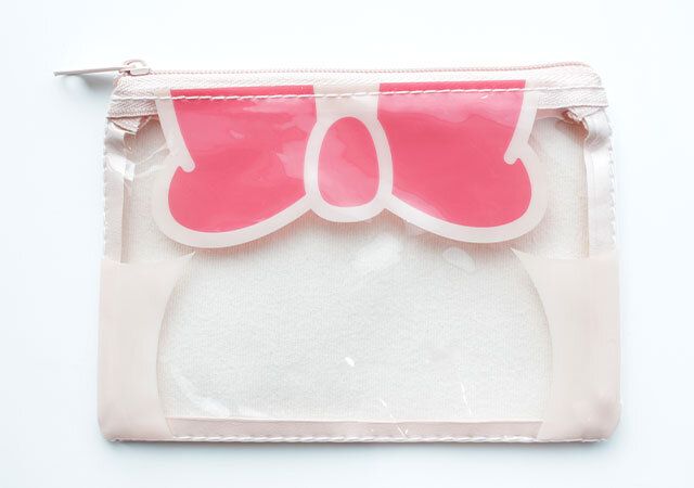 ダイソー フラットポーチ（ミニーアイコン） デザイン