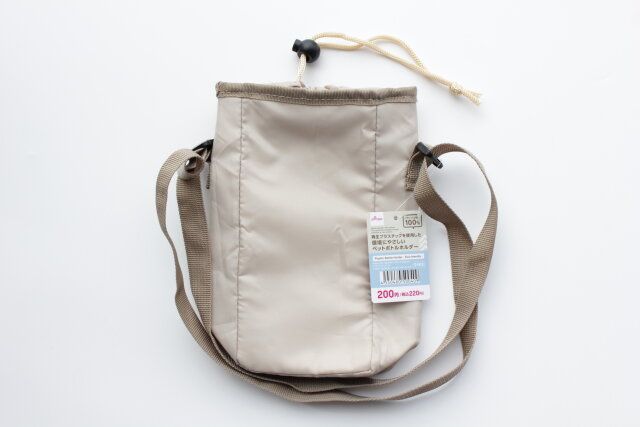 ダイソー ペットボトルホルダー（リサイクル生地使用）