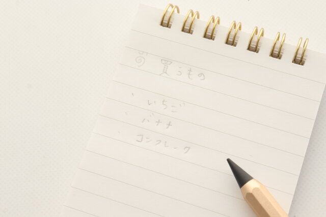 ダイソー プレミアムツインリングメモ（ディープマット、A7、70枚） 使用例