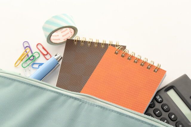 ダイソー プレミアムツインリングメモ（市松、A7、70枚） 使用例