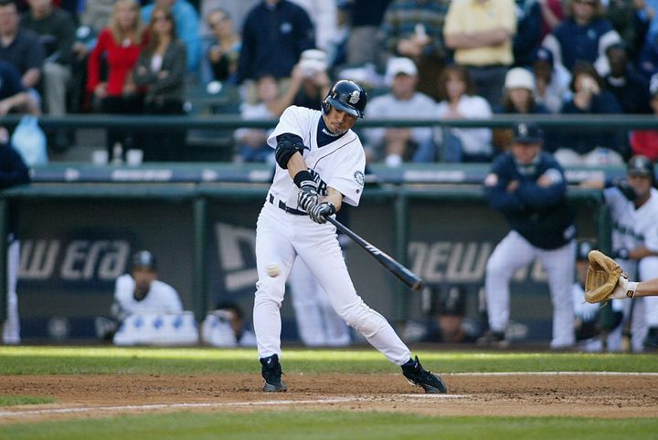  マリナーズ時代のイチロー（C）Getty Images