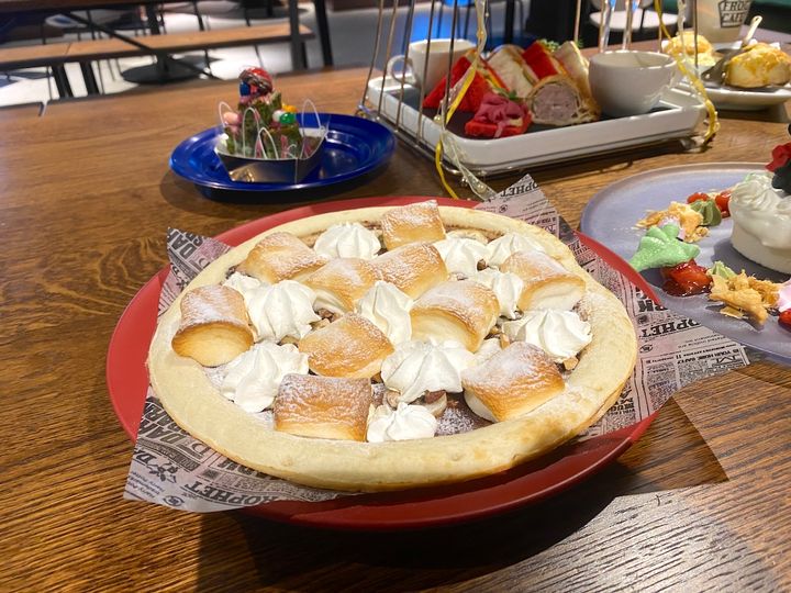 「スモアデザートピザ」1600円