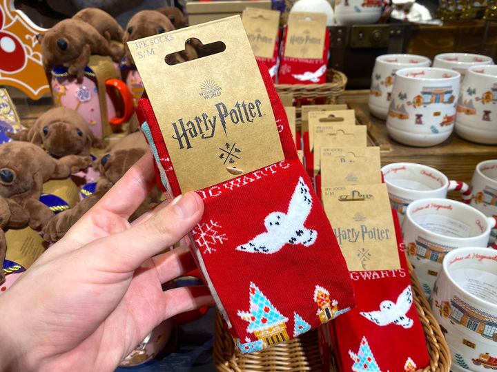 「クリスマス 3足組ソックス」2000円（サイズ：23〜27cm）