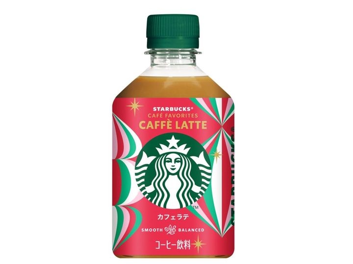「スターバックス® CAFÉ FAVORITES カフェラテ」500mlペットボトル 希望小売価格：158円（税別）