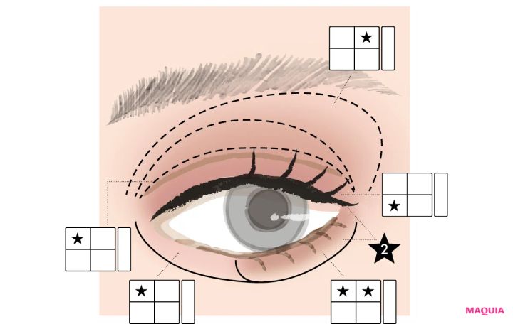 これなら失敗しない、大人のキラキラアイメイク。ウォームトーンを選んで艶っぽく_4