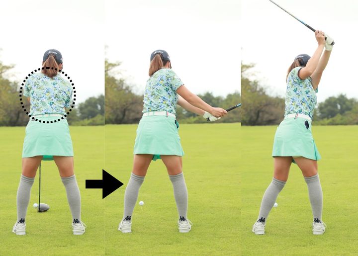 手打ちを直すコツは“背中”にあり！女子プロがドライバーのヒントを紹介