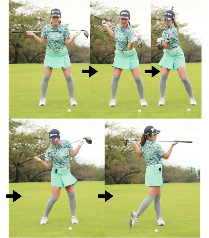 手打ちを直すコツは“背中”にあり！女子プロがドライバーのヒントを紹介