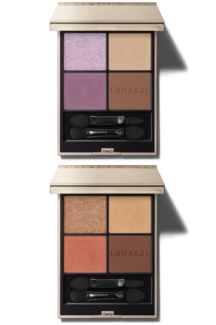 〈上から〉アイカラーレーションN EX04、EX05 各￥7,700（ともに11月22日より限定発売）