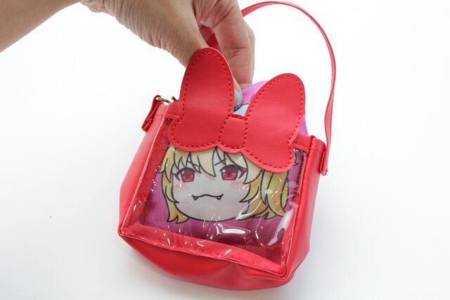 ダイソー バッグチャームポーチ（ミニーアイコン） 推し活