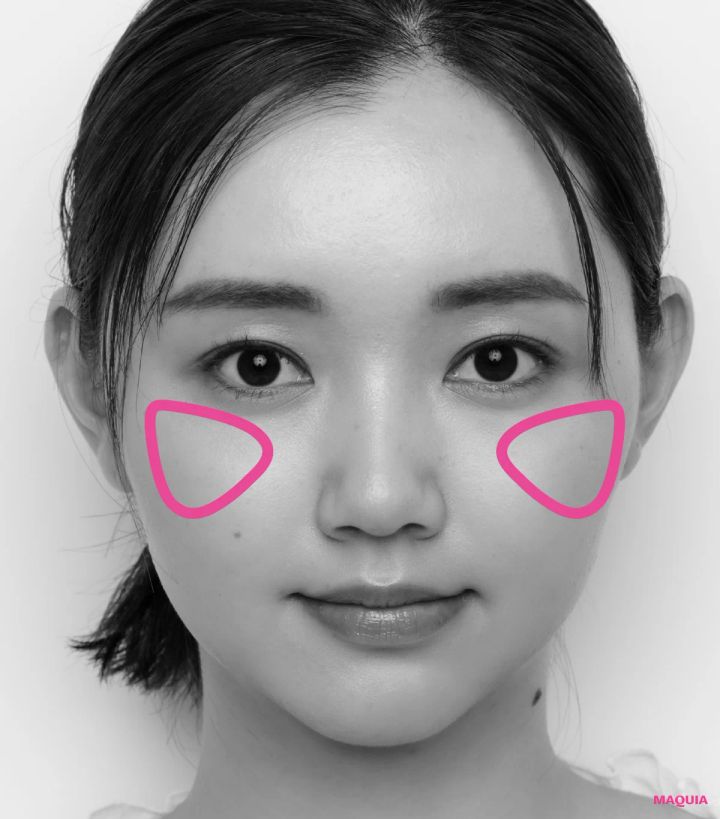 くすみカバーには多色チークが効く！ 色選びのコツ、入れる位置を伝授_4