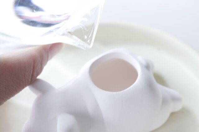 セリア 素焼き加湿ポット 寝ころび型 使用方法 水