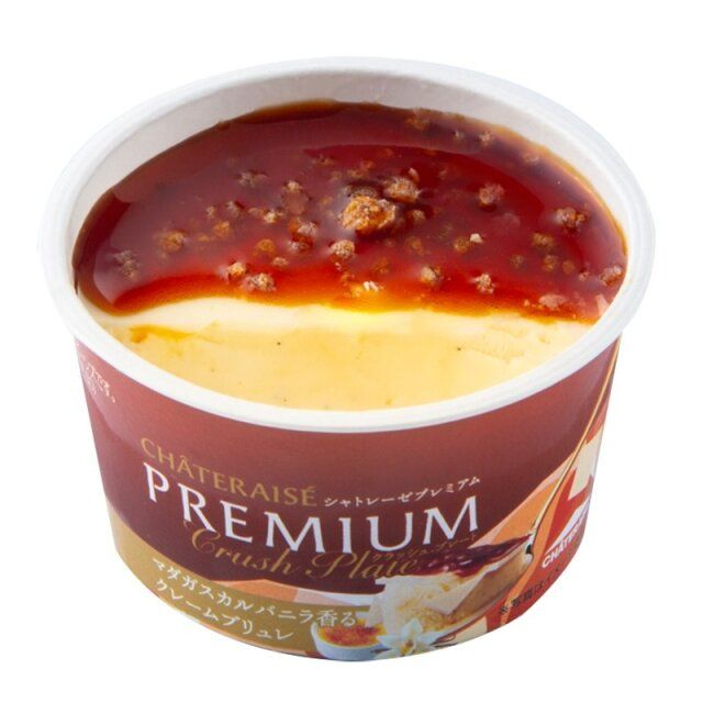 シャトレーゼ CHATERAISE PREMIUM CRUSH PLATE マダガスカルバニラ香る クレームブリュレ 4個入