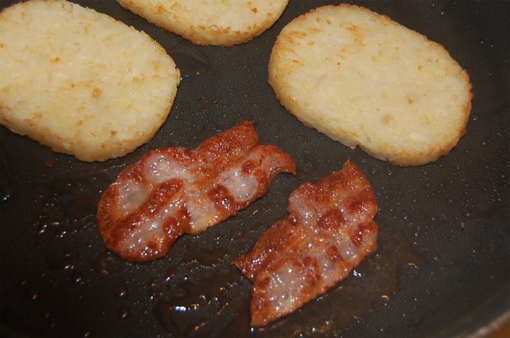 ポテトとベーコン