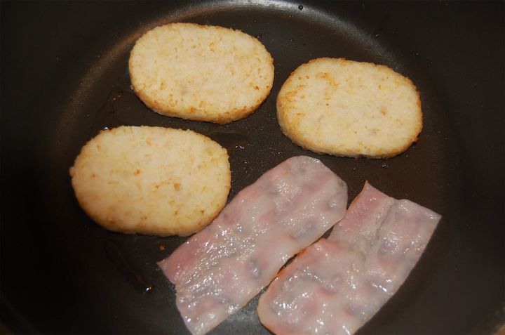 ポテトとベーコン