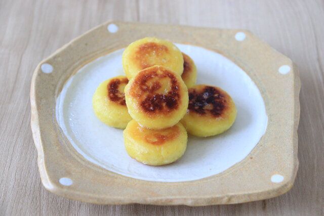 さつまいももち 塩バター 和える