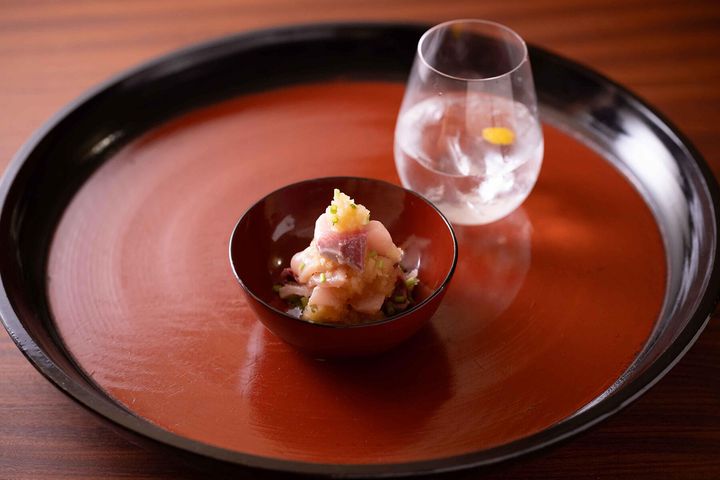 ブリのわさびおろし和え