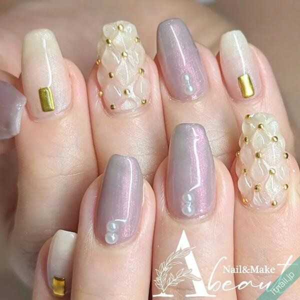 Nail&Make Abeautが投稿したネイルデザイン [photoid:I0123223] via Itnail Design (742935)