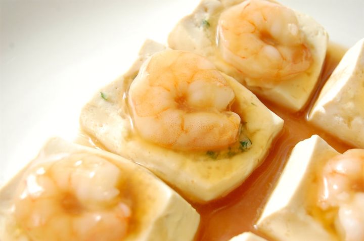 青じそエビ豆腐