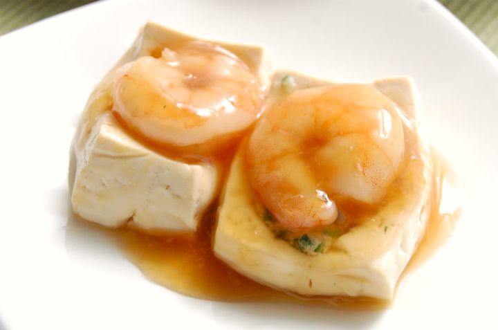 青じそエビ豆腐