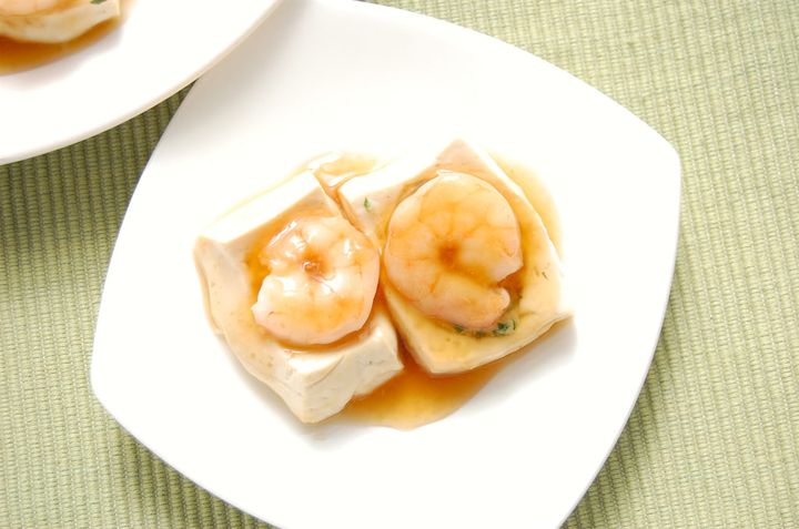 青じそエビ豆腐