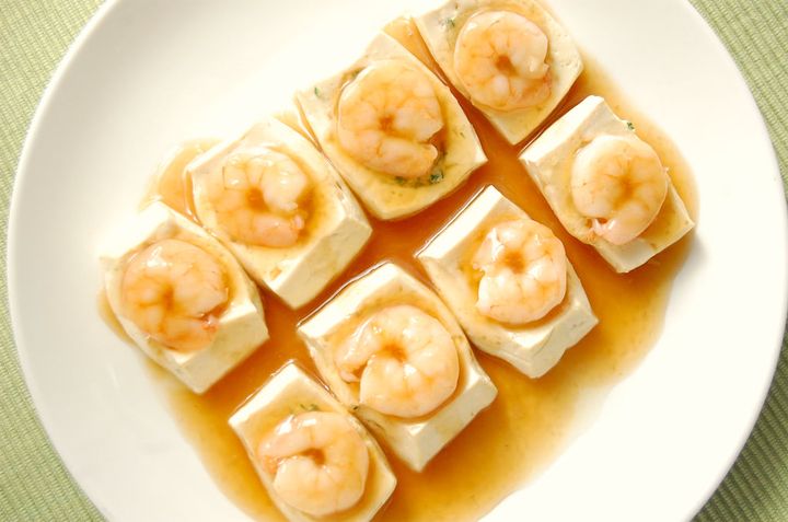 青じそエビ豆腐