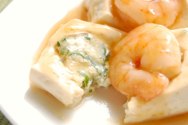 青じそエビ豆腐
