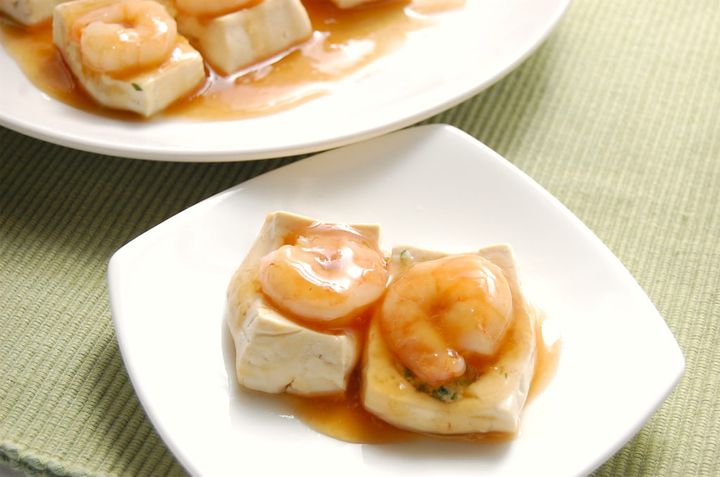 青じそエビ豆腐