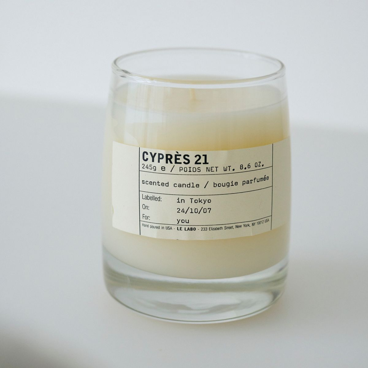 癒しのアロマキャンドル】洗練された佇まいと香り。「LE LABO」ほか