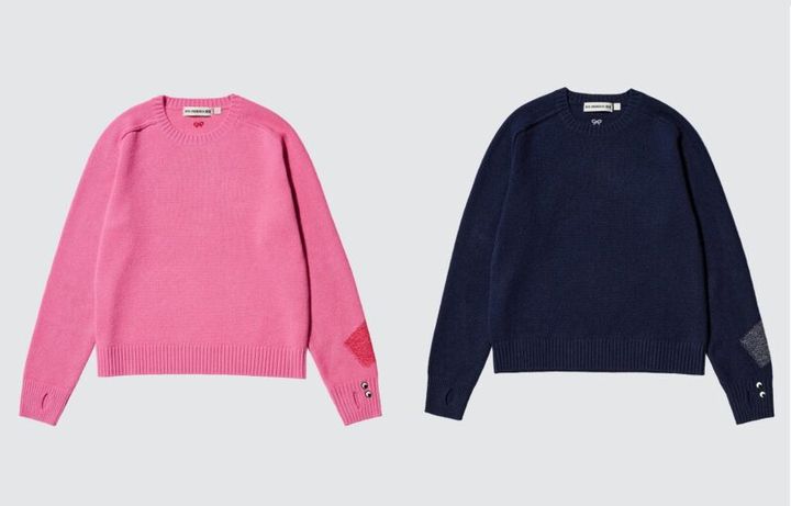 ユニクロ×アニヤハインドマーチ カシミアクルーネックセーター