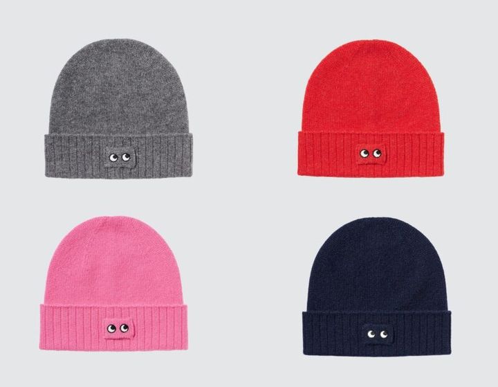 ユニクロ×アニヤハインドマーチ カシミア100％のビーニー