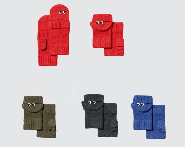 ユニクロ×アニヤハインドマーチ ヒートテックミトン