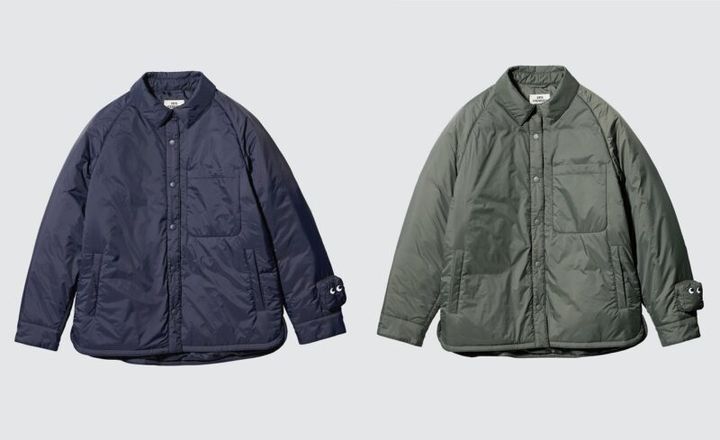 ユニクロ×アニヤハインドマーチ パフテックシャツジャケット