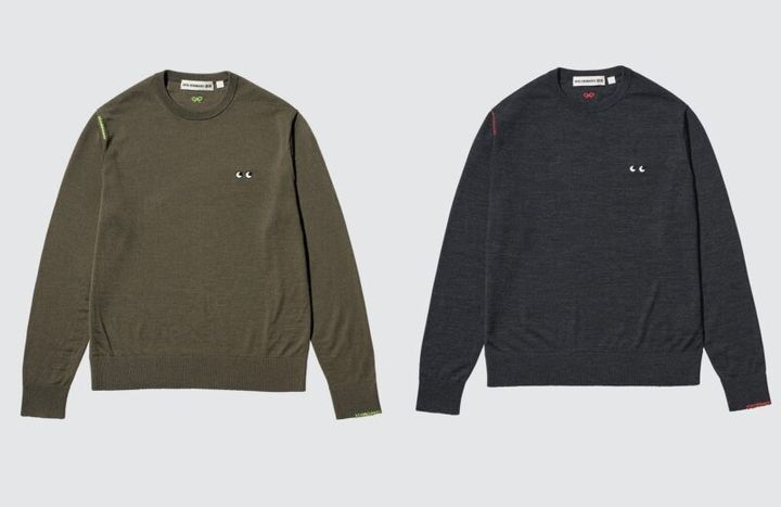 ユニクロ×アニヤハインドマーチ メリノクルーネックセーター