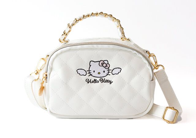 ハローキティ エンジェル キルトポシェットポーチ デザイン