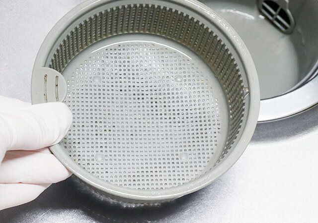 排水口のザルタイプのゴミ受け