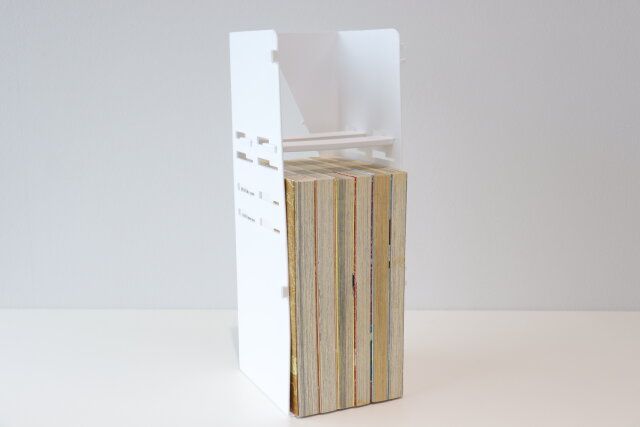 ダイソー 棚板を付けられるファイルボックス 使用例