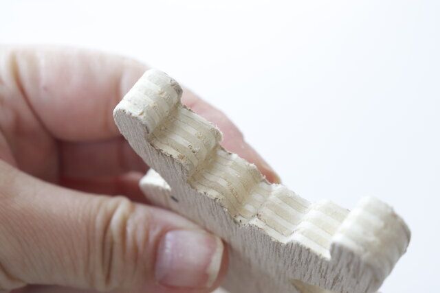 セリアの木製CPH-1728 ナチュラルウッドトナカイ