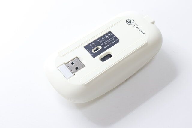 ダイソー 電池残量がわかる無線マウス（3ボタン） スイッチ USBシーバー 