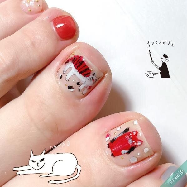 小粒nailが投稿したネイルデザイン [photoid:I0109952] via Itnail Design (743003)