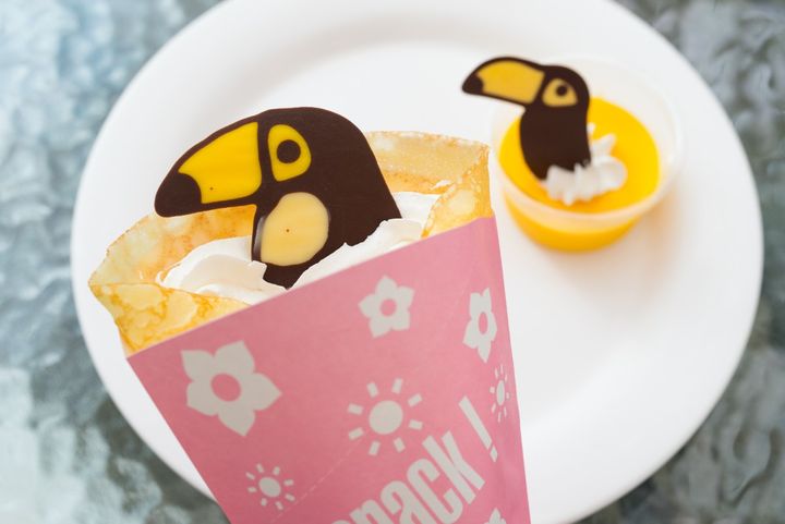 「オオハシクレープ」650円